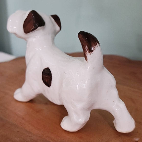 Vintage Handpainted Ceramic Boston Terrier Figure 3" - Picture 5 of 8